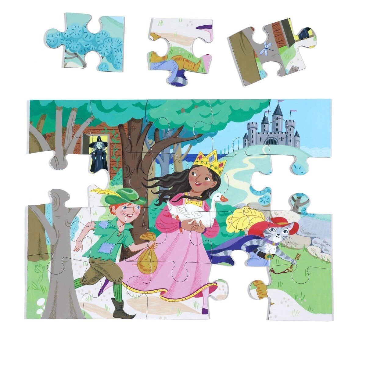 eeBoo Fairytale, Puzzle | 20 Pieces - Alder & Alouette