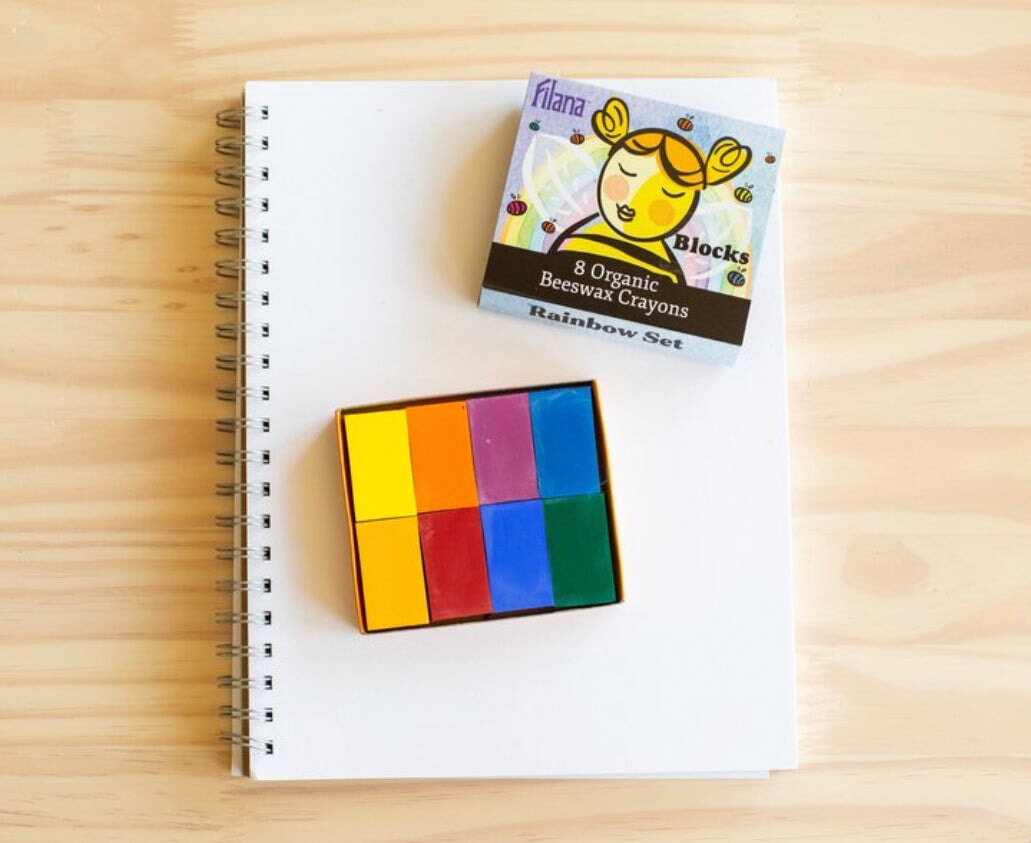 Filana Block Crayons Organic Beeswax — Rainbow, Standard and Classic Sets