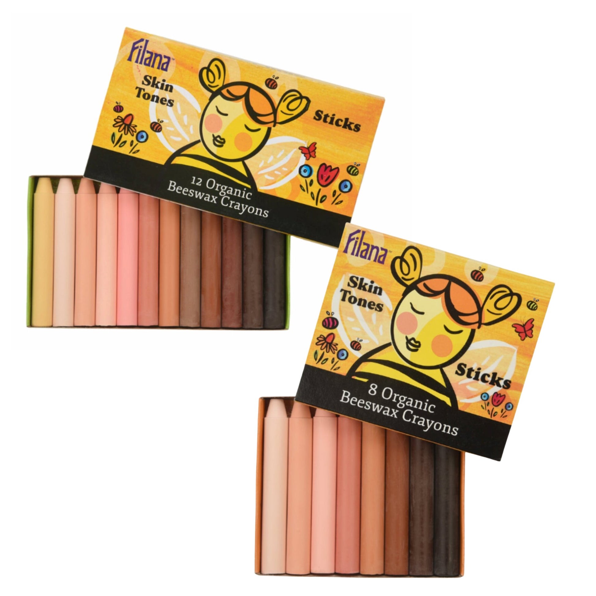 Filana Skin Tone Crayons — Organic Beeswax Stick Crayons Beeswax crayons - Alder & Alouette