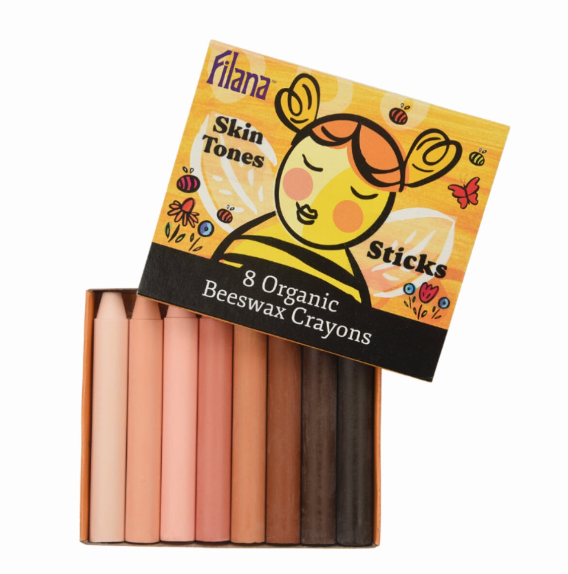 Filana Skin Tone Crayons — Organic Beeswax Stick Crayons Beeswax crayons - Alder & Alouette
