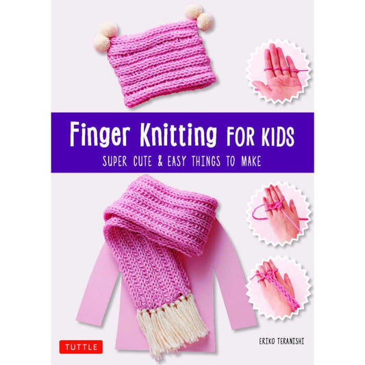 Finger Knitting for Kids | Finger Knitting Book - Alder & Alouette
