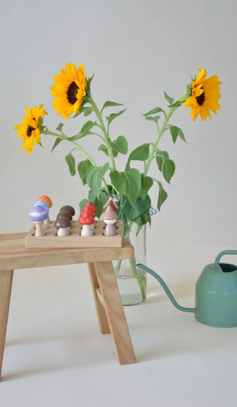 Gnomes and Mushrooms Nesting Set | Imaginary Play | Wooden Toy - Alder & Alouette