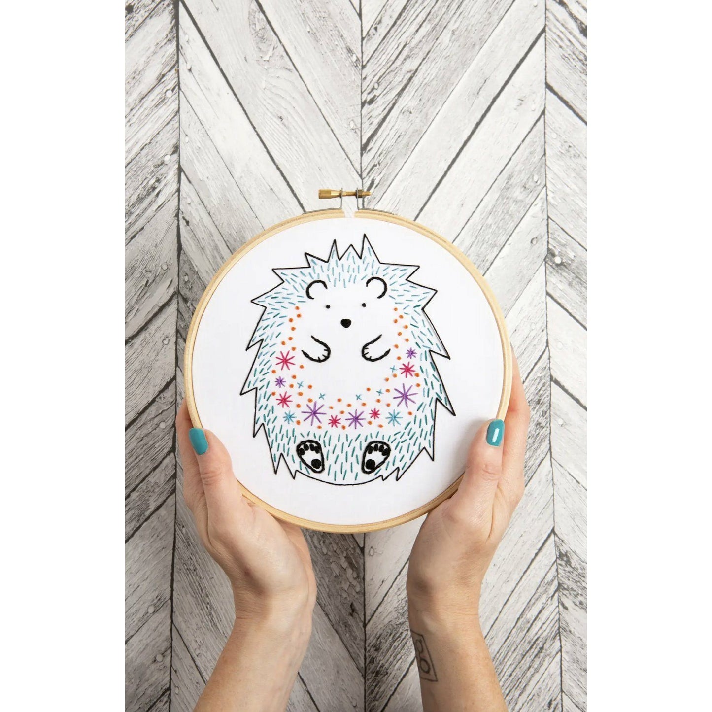 Hedgehog Embroidery Kit | Embroidery Kit for Kids - Alder & Alouette