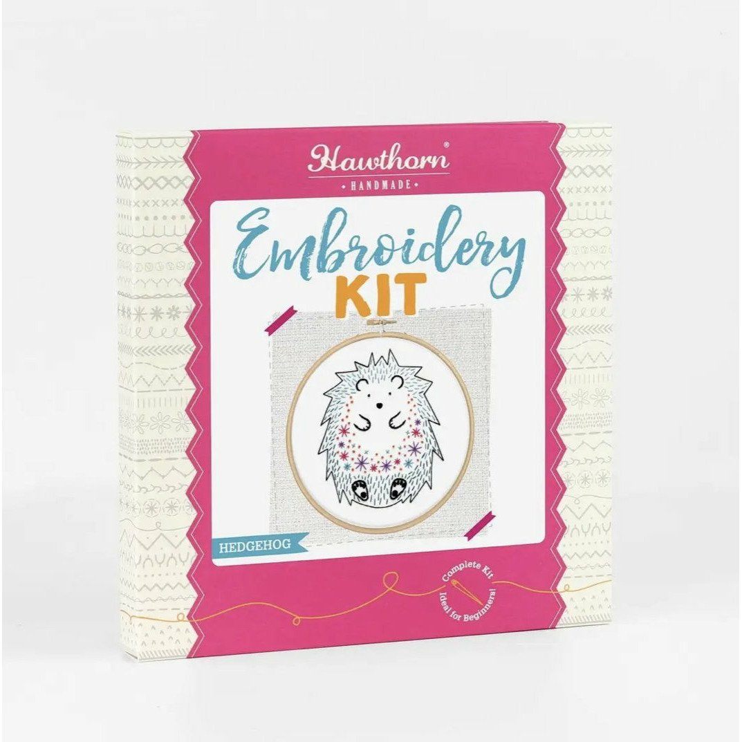 Hedgehog Embroidery Kit | Embroidery Kit for Kids - Alder & Alouette
