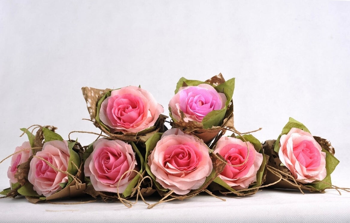Crepe Paper Pink Crepe paper roses photo by design.meliora 
 - Shop Alder & Alouette