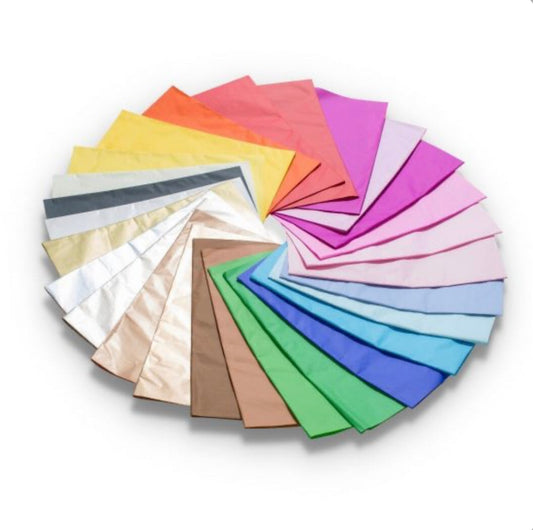 Large Japanese Silk Paper, Vibrant Colors 19.69"x29.92” with Fold - Alder & Alouette