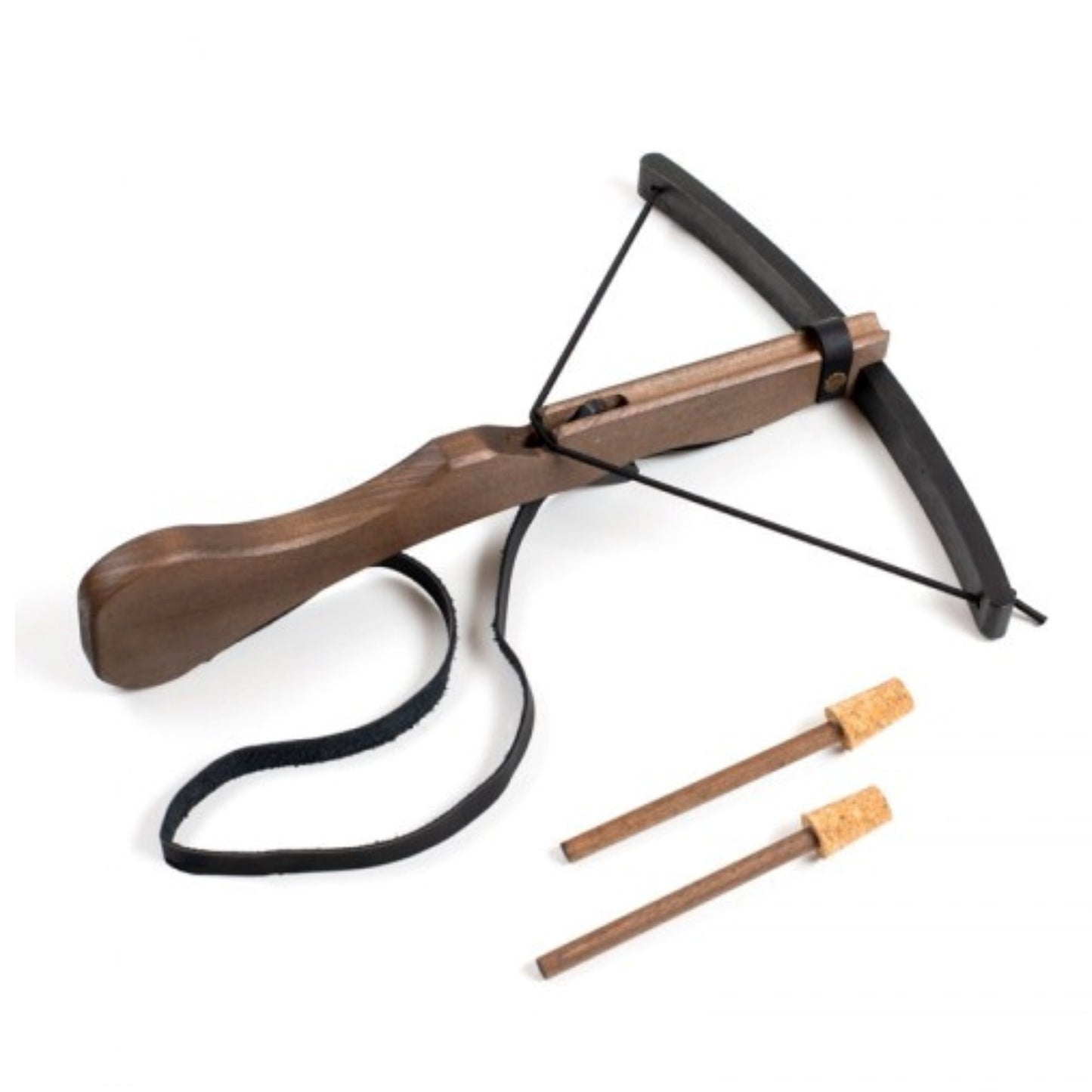 Kalid Medieval Toy Crossbow with Quiver & 5 Cork Arrows Medieval Crossbow - Alder & Alouette