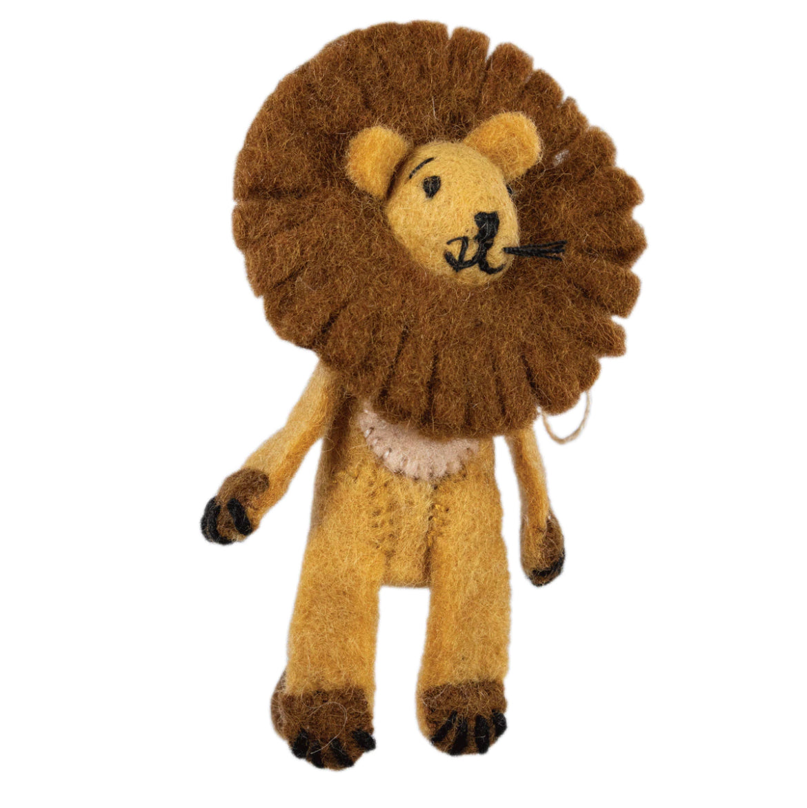 Lion | Wool Felt Finger Puppet | Natural Toy - Alder & Alouette