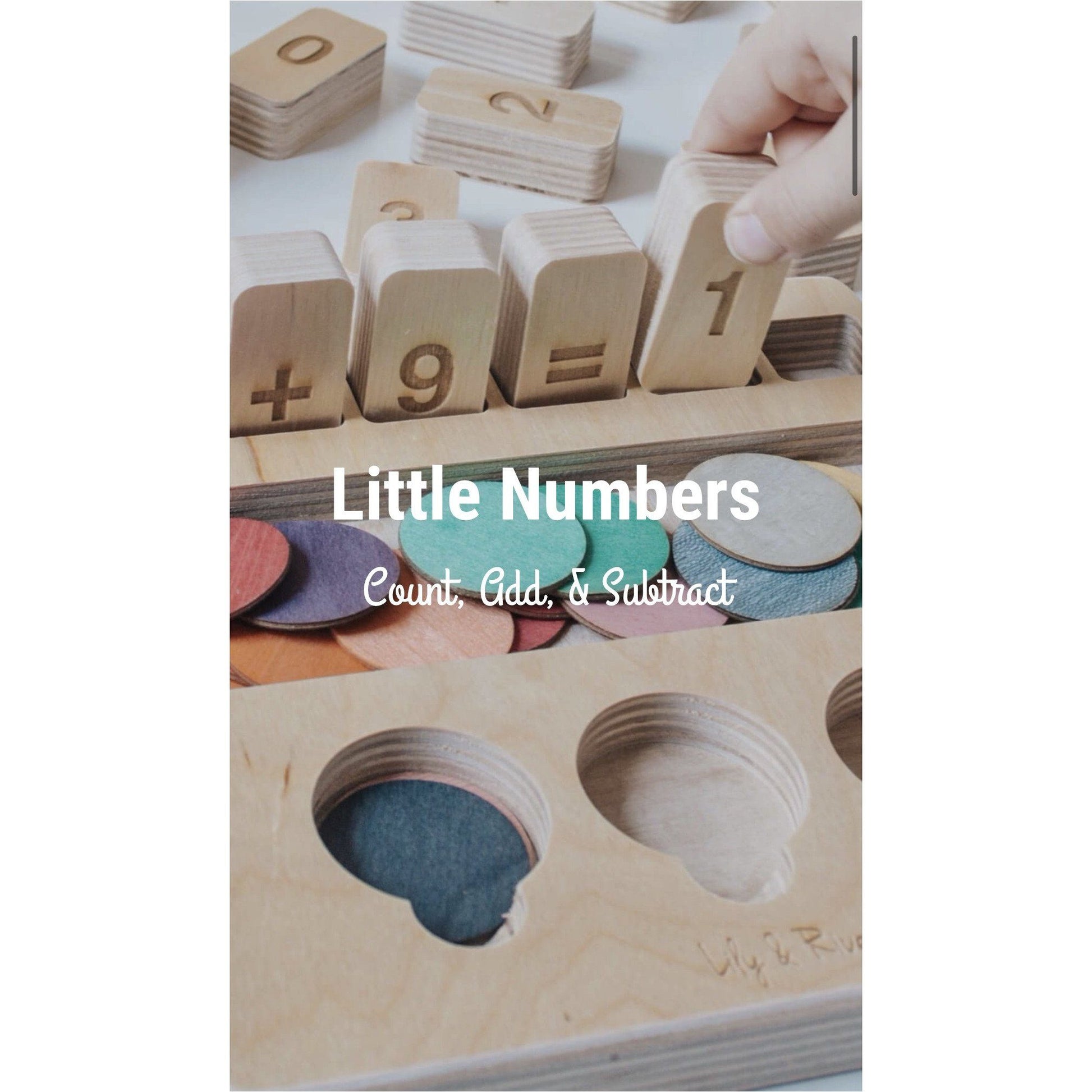 Lily & River Little Numbers | Math Manipulative | Educational Toy - Alder & Alouette