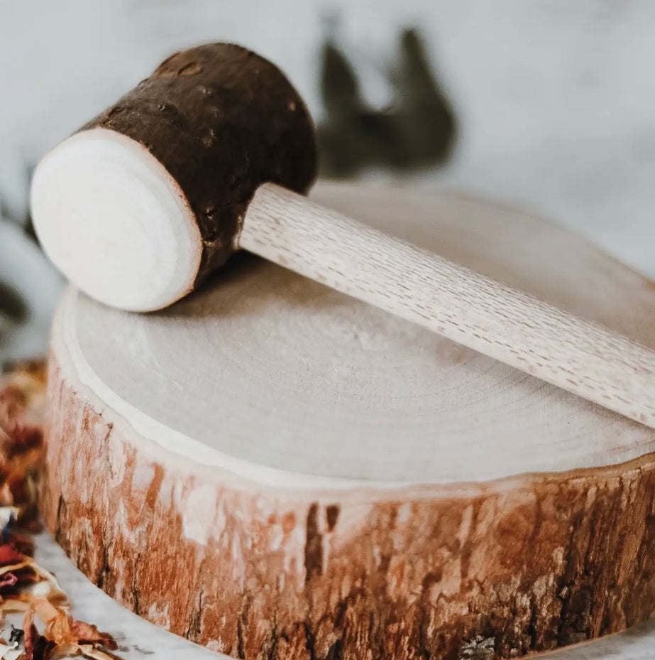 Log Hammer | Natural Toy | Bang, Create, Explore - Alder & Alouette