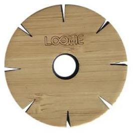 Loome 2-in-1 Tool, Poplar & Bamboo, Pom Pom Trim Guide & Kumihimo Cord Maker