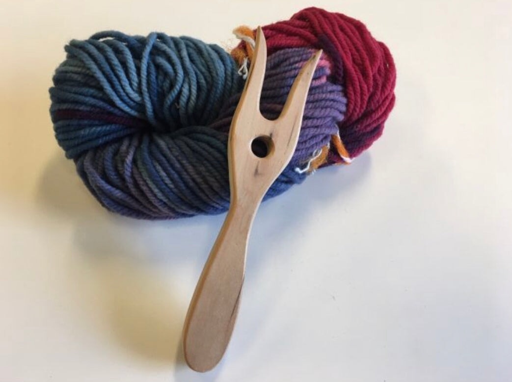 Lucet Wooden Knitting Fork by Filges - Alder & Alouette