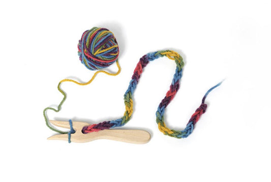 Knitting Fork Kit - Lucet and Wool Yarn, Filges - Alder & Alouette