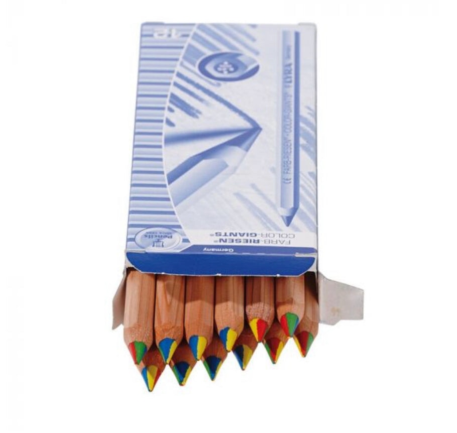 Lyra Rainbow Pencil - Color Giant, Hexagonal Barrel - Alder & Allouette