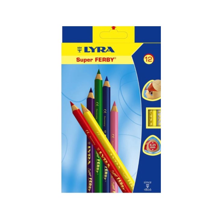 Lyra Super Ferby Colored Pencils, 6 or 12-Count Colored Pencils - Alder & Alouette