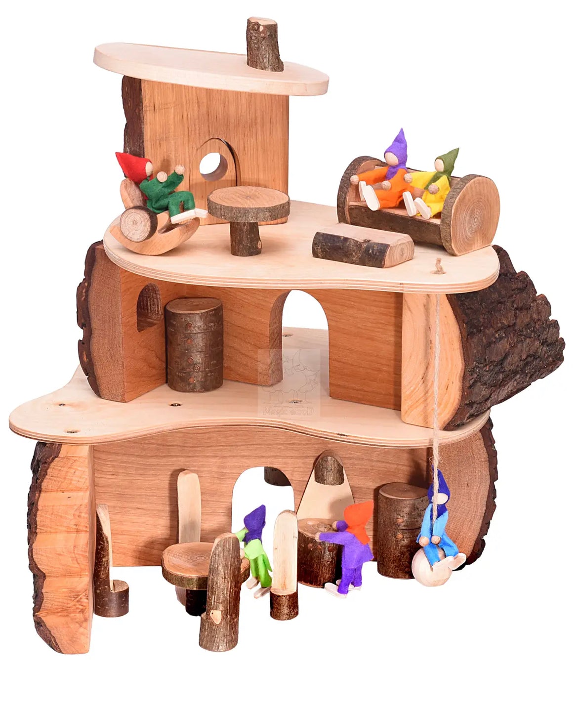 Magic Wood Tree House | Fairy House | Natural Toys - Alder & Alouette