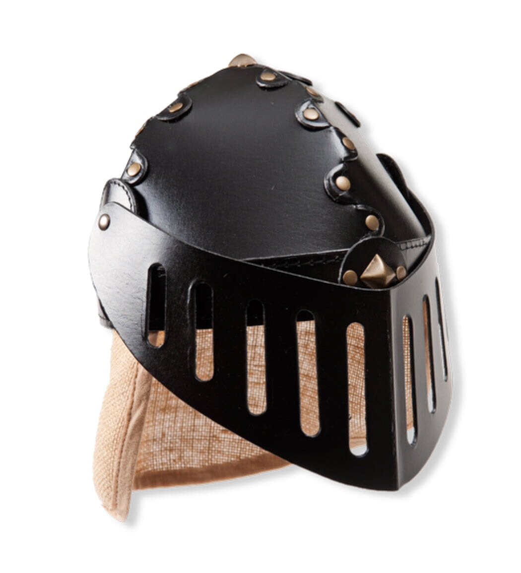 Medieval Knight’s Helmet with Visor Knights Helmet - Alder & Alouette