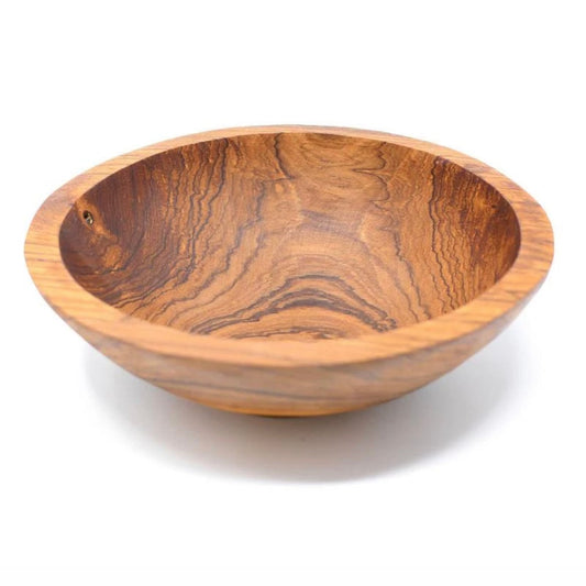 Large Wooden Bowl, Olive Wood, 10-inch