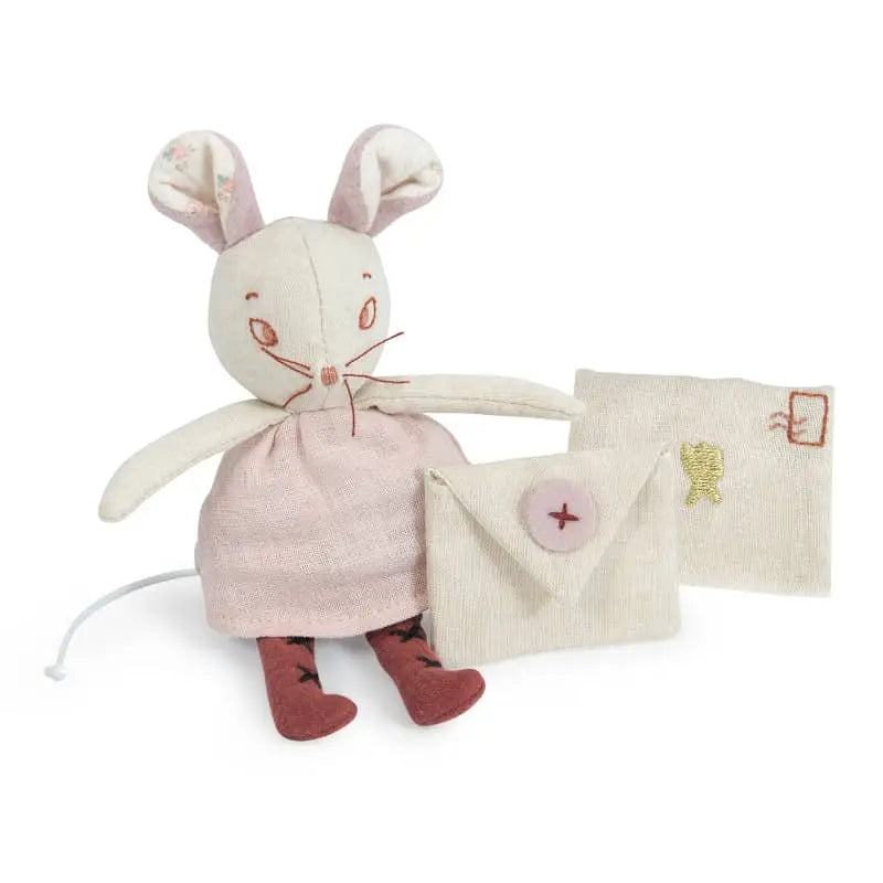 Moulin Roty - Tooth Fairy Mouse and Box Tooth Fairy Mouse doll - Alder & Alouette