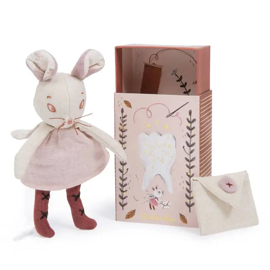 Moulin Roty - Tooth Fairy Mouse and Box