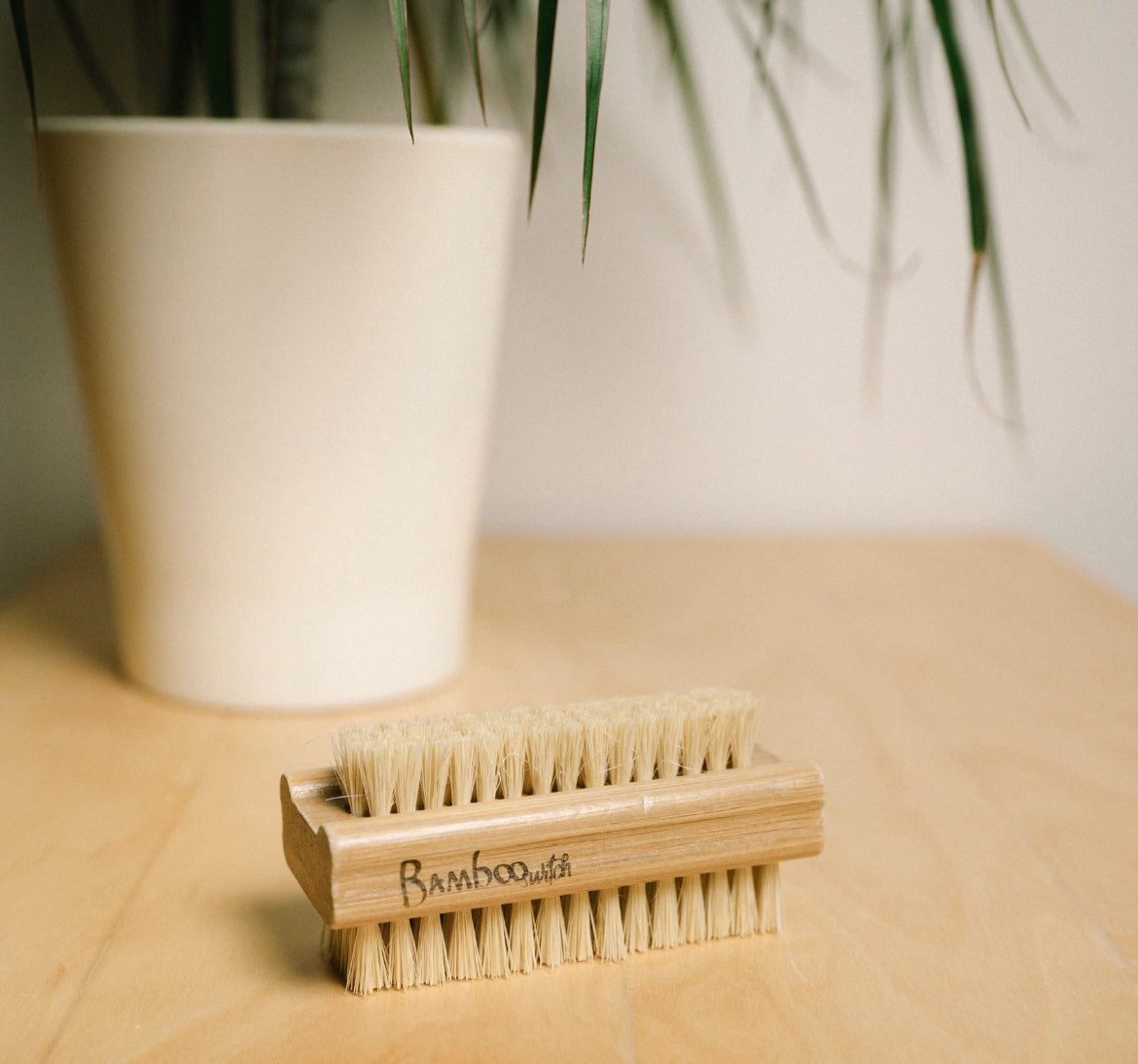 Natural Nail Brush | Bamboo & Sisal | Zero Waste - Alder & Alouette