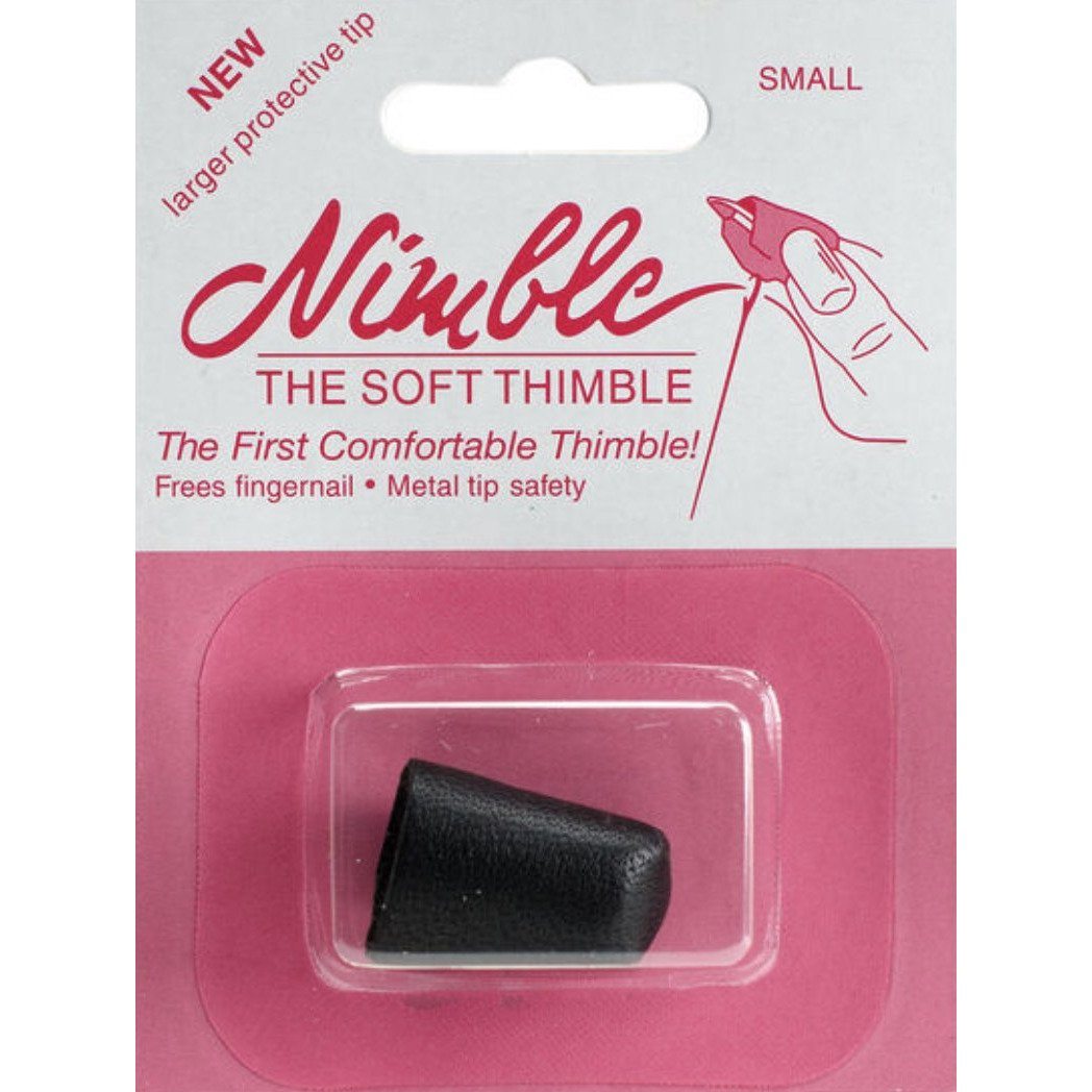 Nimble Thimble Leather Thimble with Metal Tip - Alder& Alouette