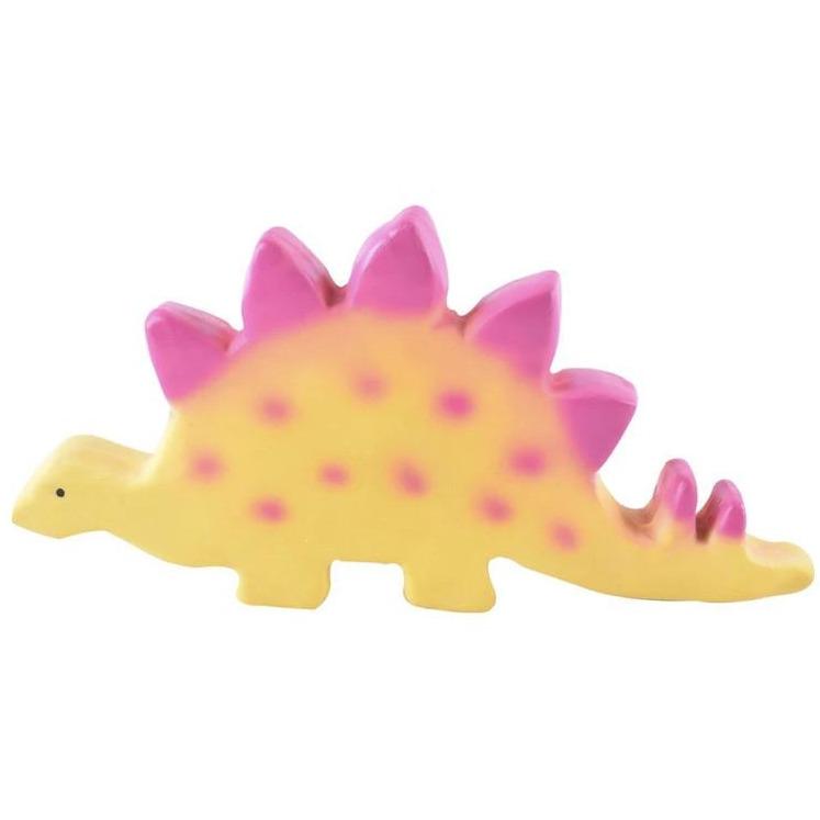Organic Baby Teether & Toy, Stegosaurus - Alder & Alouette