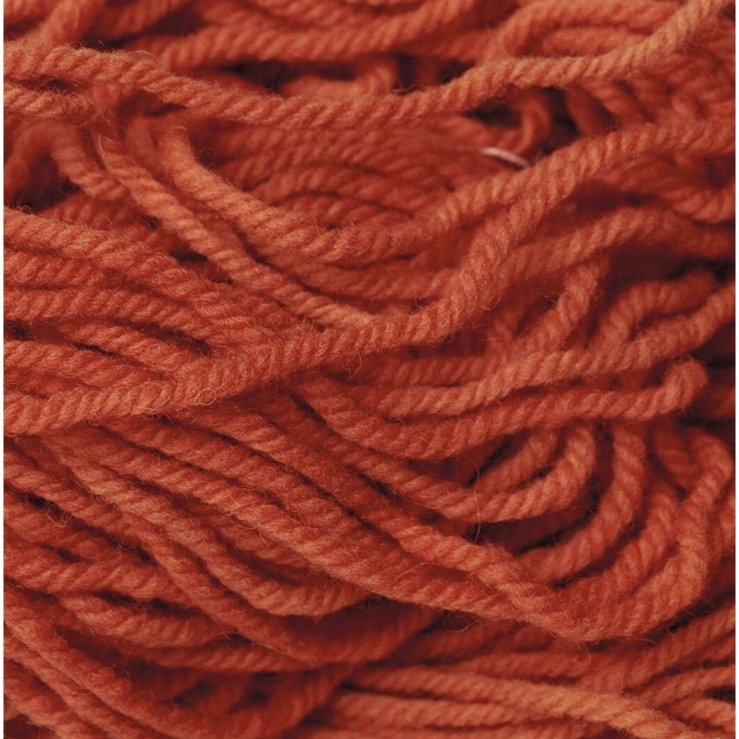 Bioland Wool Knitting Yarn Rust Brown - Alder & Alouette