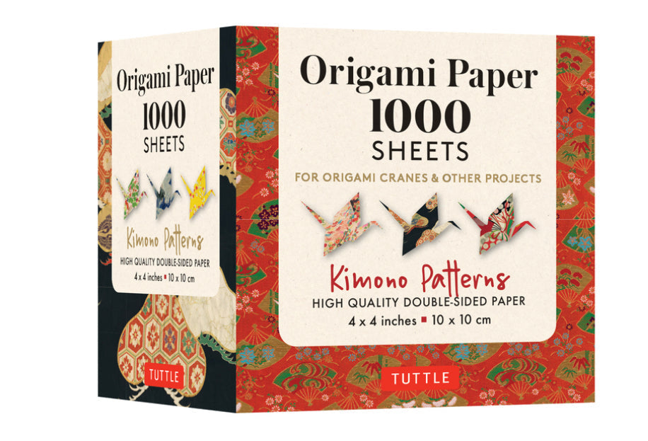 Origami High Quality, Double Sided 6” Kimono Patterns - Alder & Alouette
