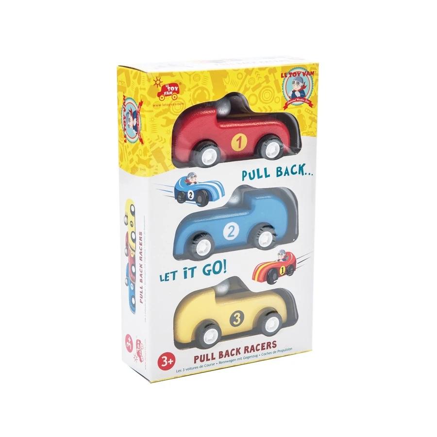 Le Toy Van | Pull Back Racers | Wooden Car Set - Alder & Alouette