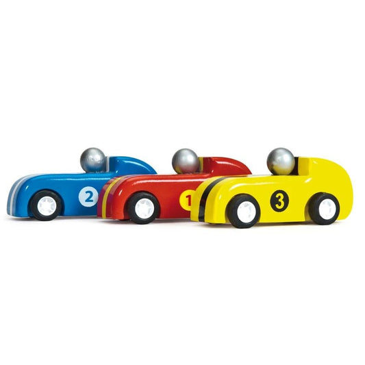Le Toy Van | Pull Back Racers | Wooden Car Set - Alder & Alouette
