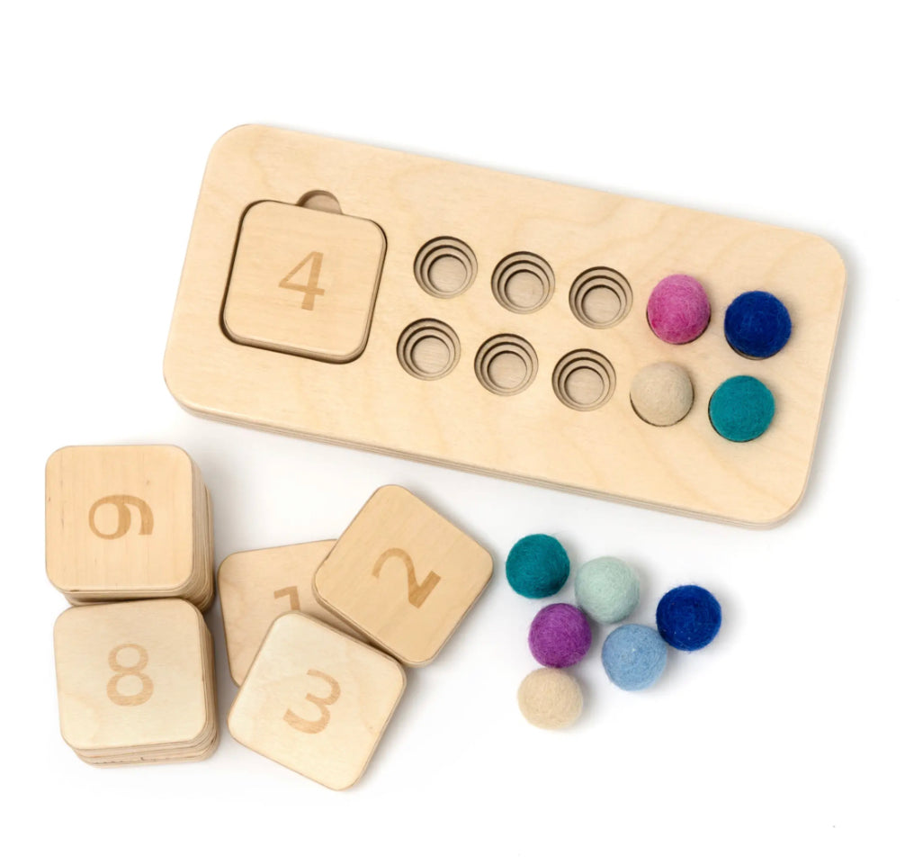 Math Board | Numbers | Counting | Educational Toy - Alder & Alouette