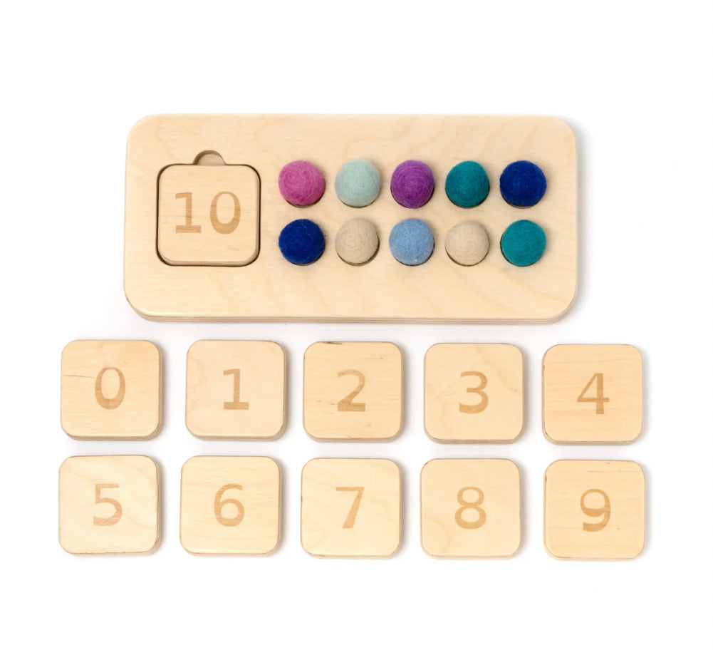 Math Board | Numbers | Counting | Educational Toy - Alder & Alouette