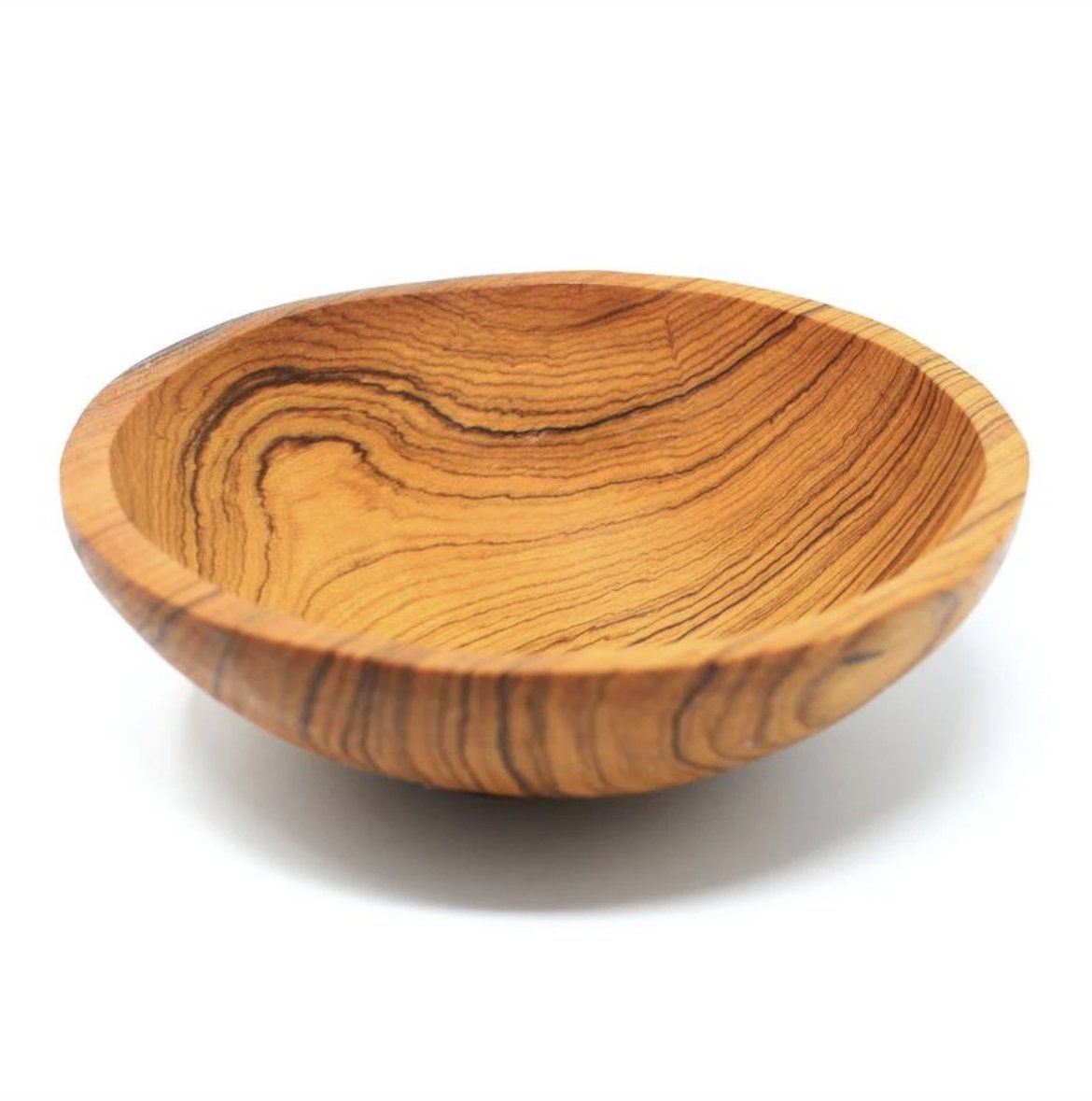 Small Wooden Bowl, Olive Wood, 6-inch