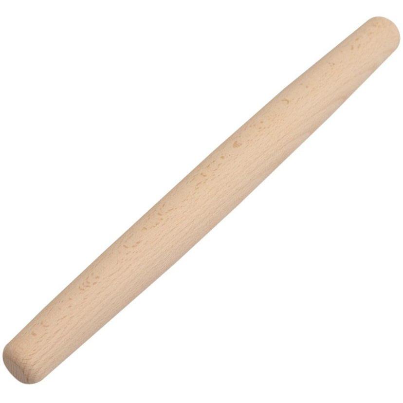 Solid Wood French Style Rolling Pin, 13.5”