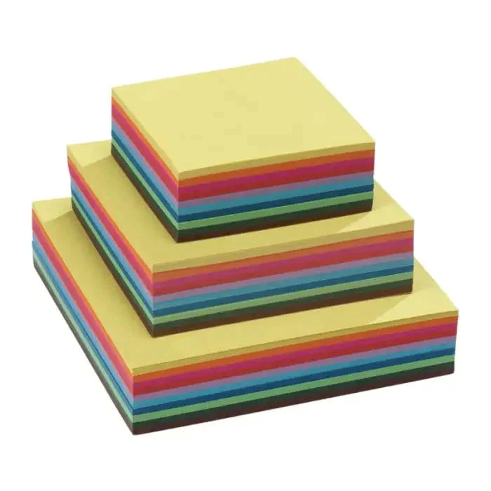 Square Folding Paper 60g - 10 assorted colors - 500 sheets Folding paper - Alder & Alouette