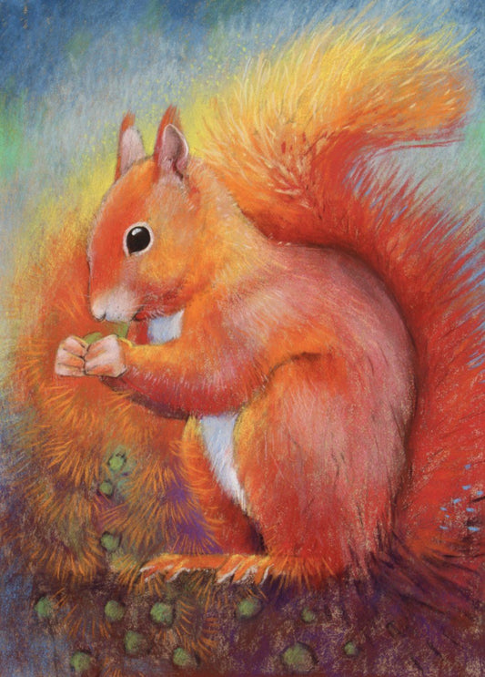 Squirrel | Loes Botman | Post Card | Art Card - Alder & Alouette