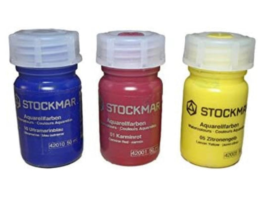 Watercolor Paints by Stockmar, 50 mL Bottles - Alder & Alouette