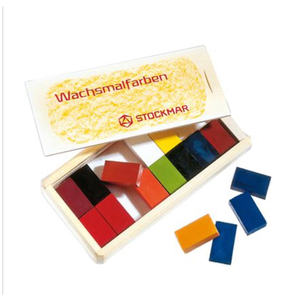 Block Crayons in a Tin Case, STOCKMAR - Alder & Alouette