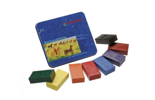 Block Crayons in a Tin Case, Standard Colors, STOCKMAR - Alder & Alouette