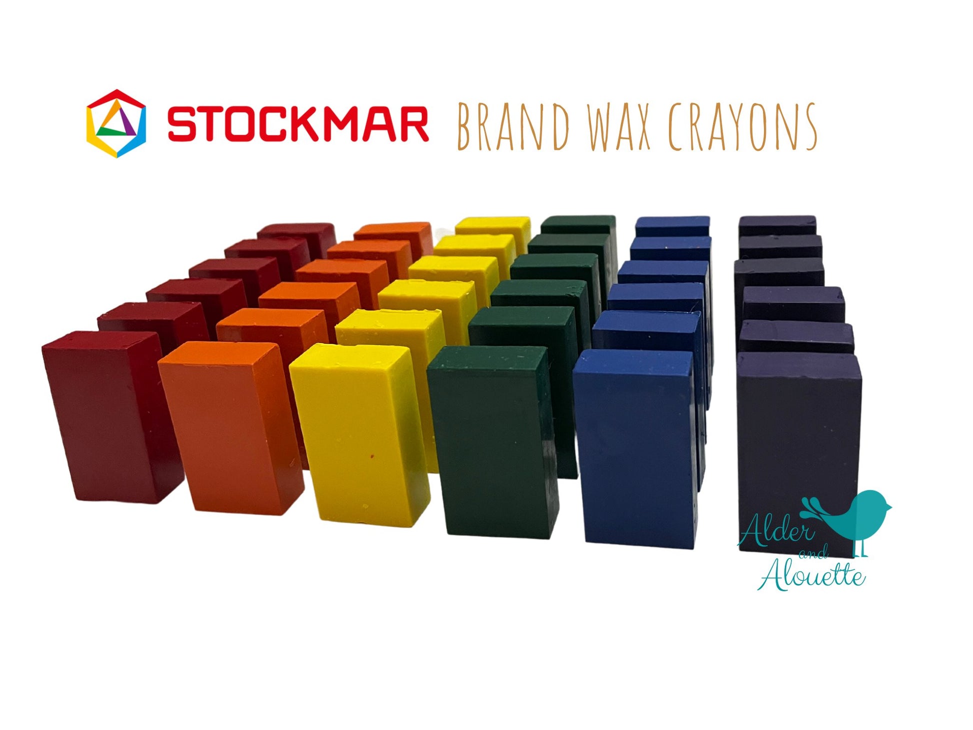 Stockmar Stick Crayons, Single Color - Alder & Alouette