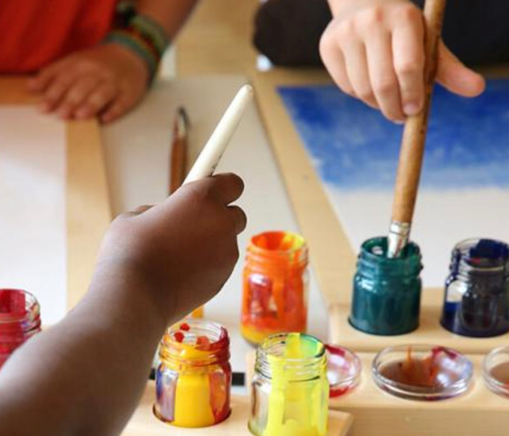 Stockmar Watercolor Paint, Waldorf Preferred Basic Colors - 20 mL Watercolors - Alder & Alouette