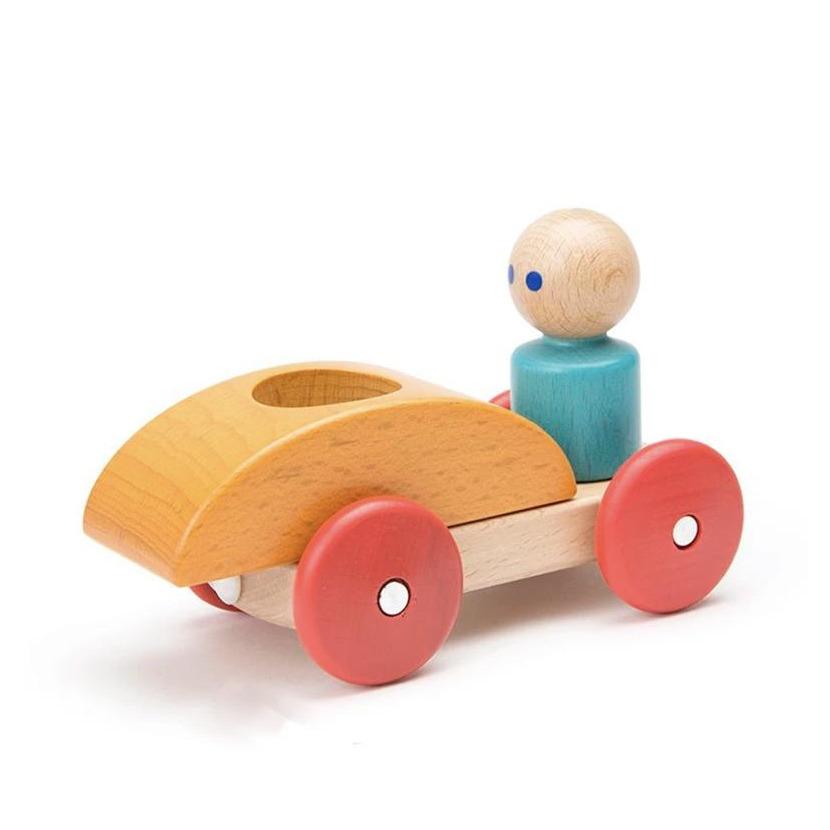 Toddler Car - Tegu Magnetic Car - Alder & Alouette