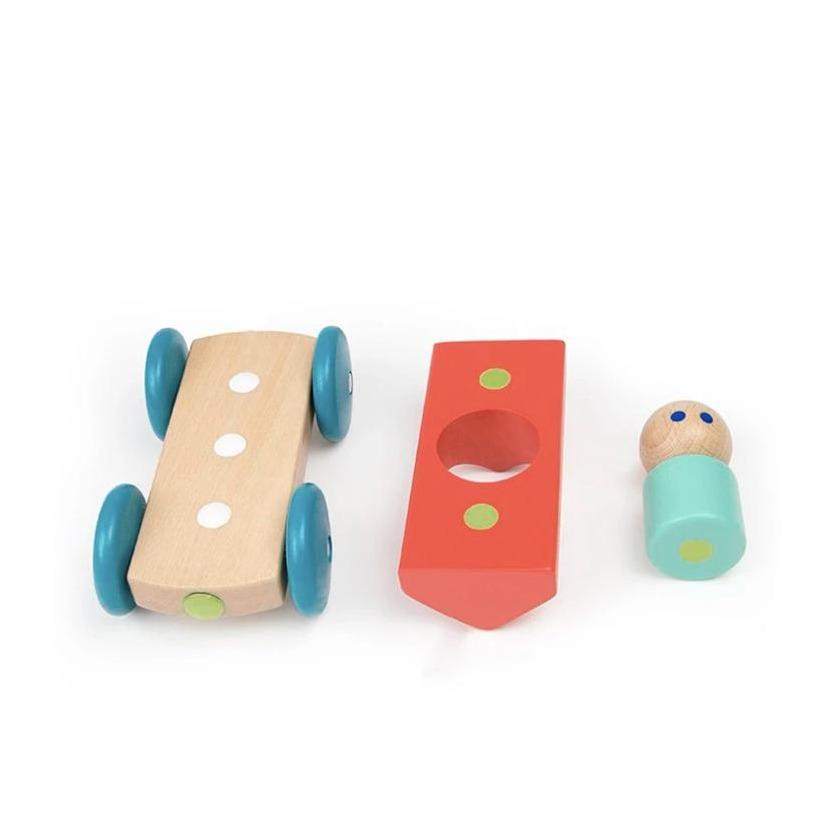 Toddler Car - Tegu Magnetic Car - Alder & Alouette