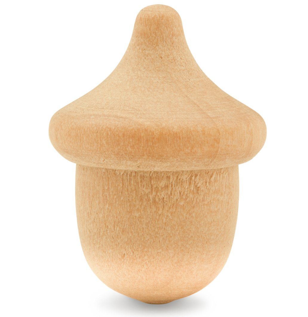 Wooden Acorn - Sensory Bin or Counting & Sorting - Alder & Alouette