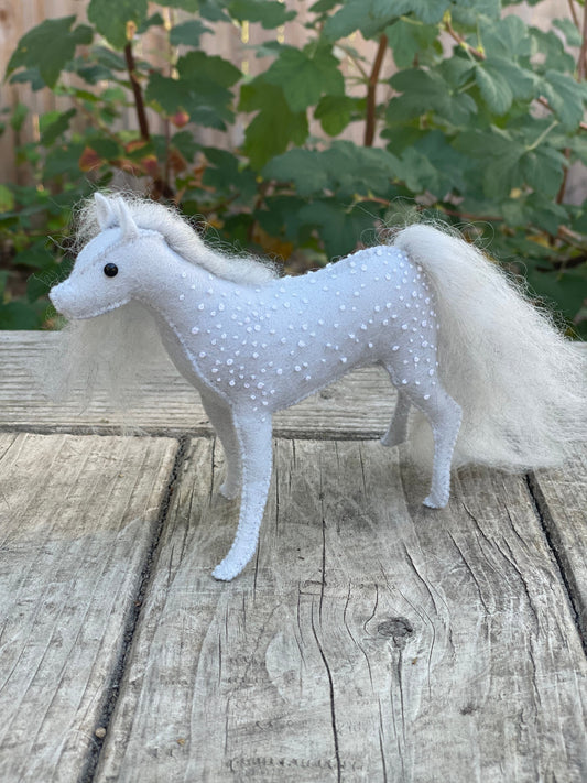 Lexi Christian Designs, Merino Wool Hand Sewn Horse - Alder & Alouette