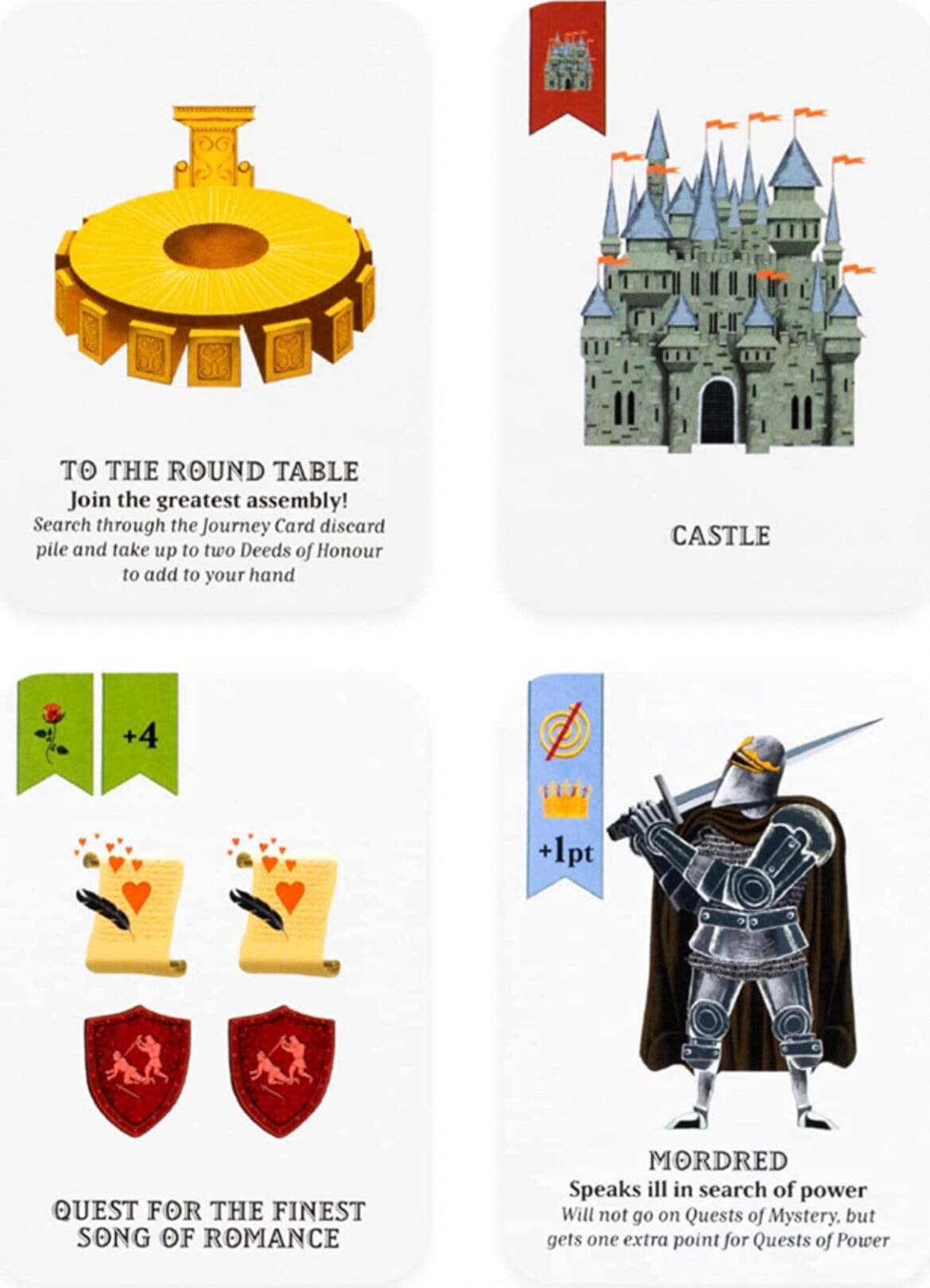 The Legend of King Arthur: A Quest Card Game Card Games - Alder & Alouette