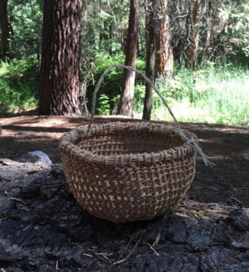 Twined Basket Weaving Kit | Gathering Basket Style | Intermediate Weaving Kit Arts and Crafts Traditional Craft Kits | Alder & Alouette