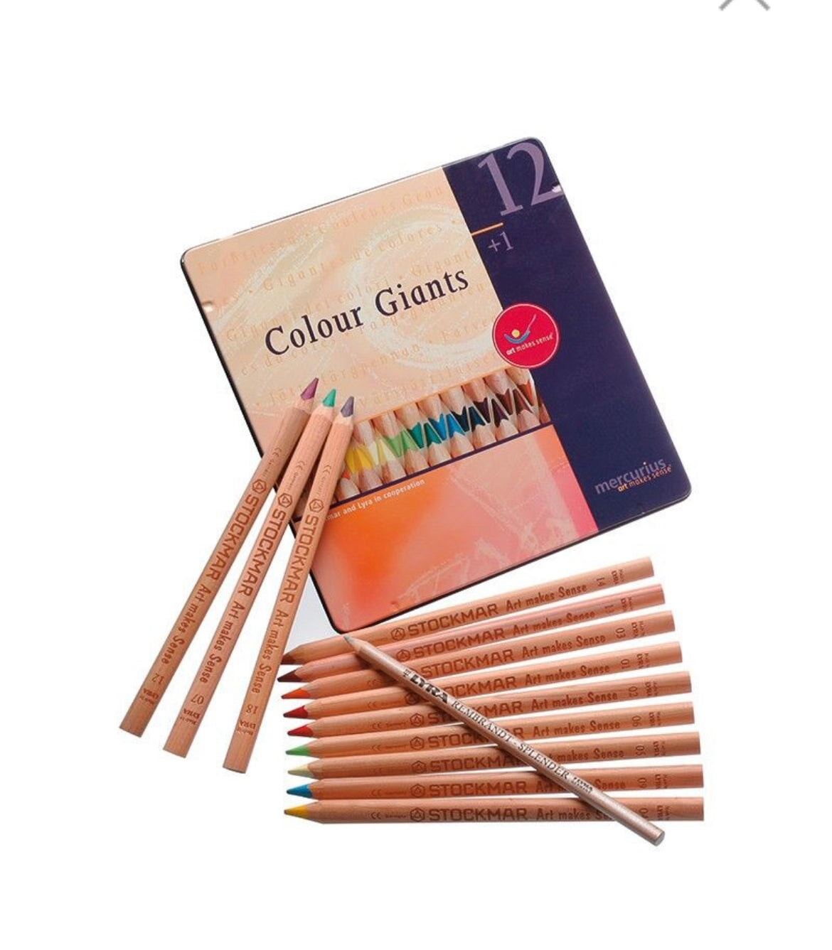 Waldorf Colour Giants with Splender in a Tin Box Colored Pencils - Alder & Alouette