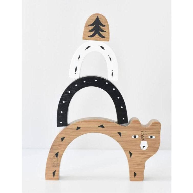 Wee Gallery Toy - Nordic Nesting Bear Stacking Toy - Alder & Alouette